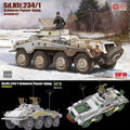 Rye Field Model 1/35 Sd.Kfz.234/1 Panzerspähwagen Full Interior RM5154 plastic model kit